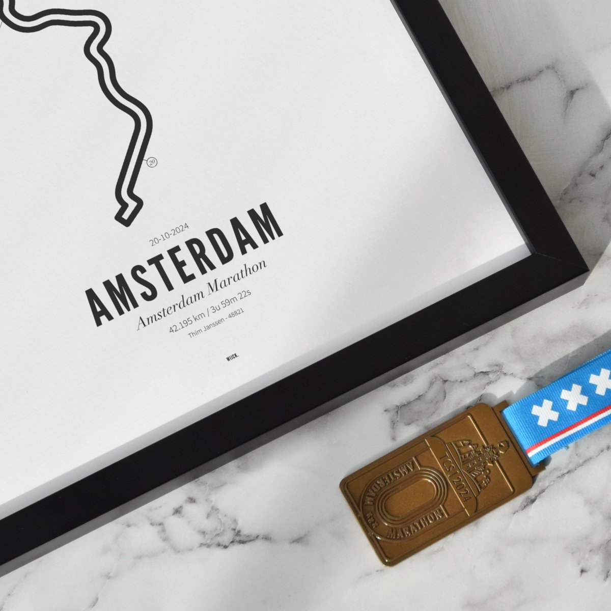 Affiches de Marathon Amsterdam 2024 | WIJCK.